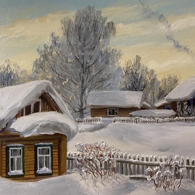 Снегом замело